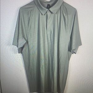 NWOT Lululemon Men's Stretch Golf Polo Shirt In Misty Glade Size XL Activewear